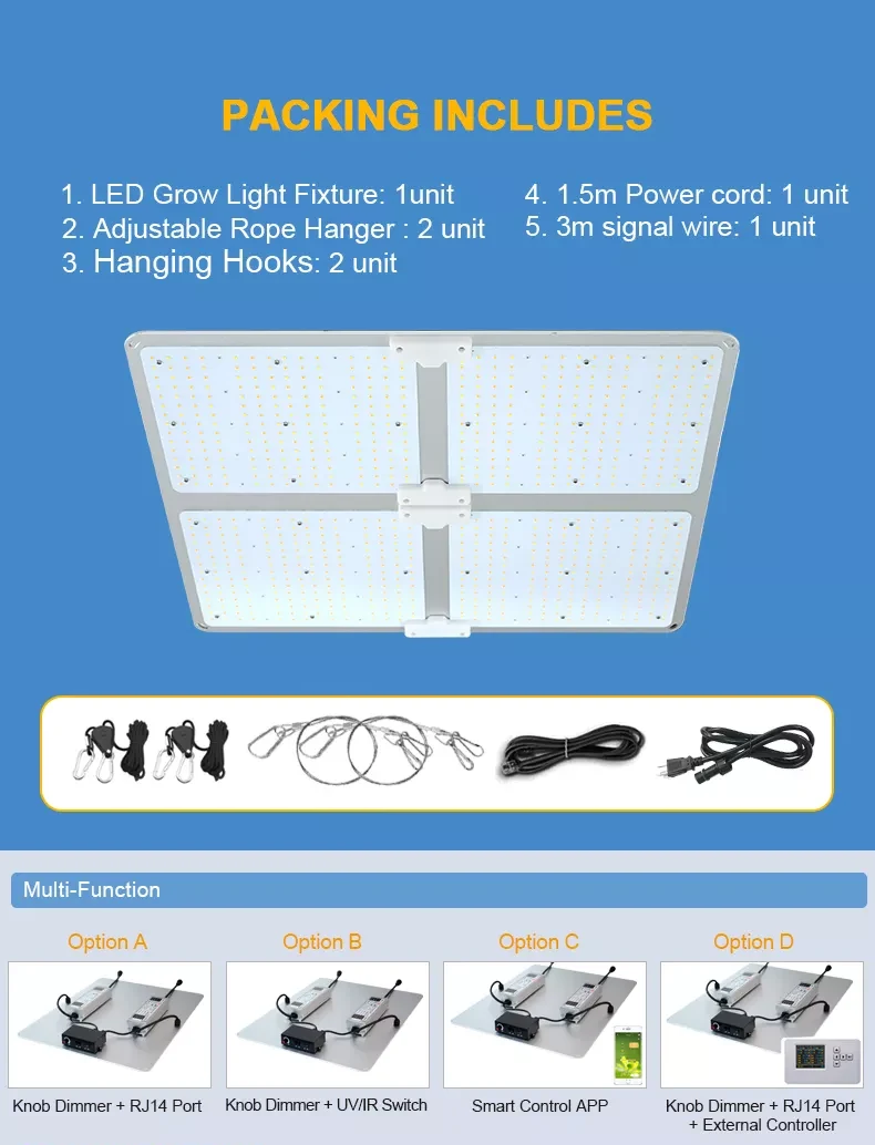 dimming quantum board LED grow light 450W 400W 500 lm301b samsung sinostar lighting 199 4