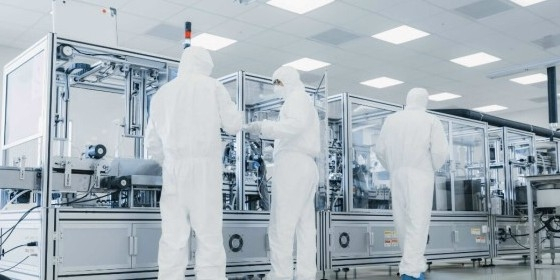 Semiconductor Manufacturing Plant - Led Panel Light Clean Room